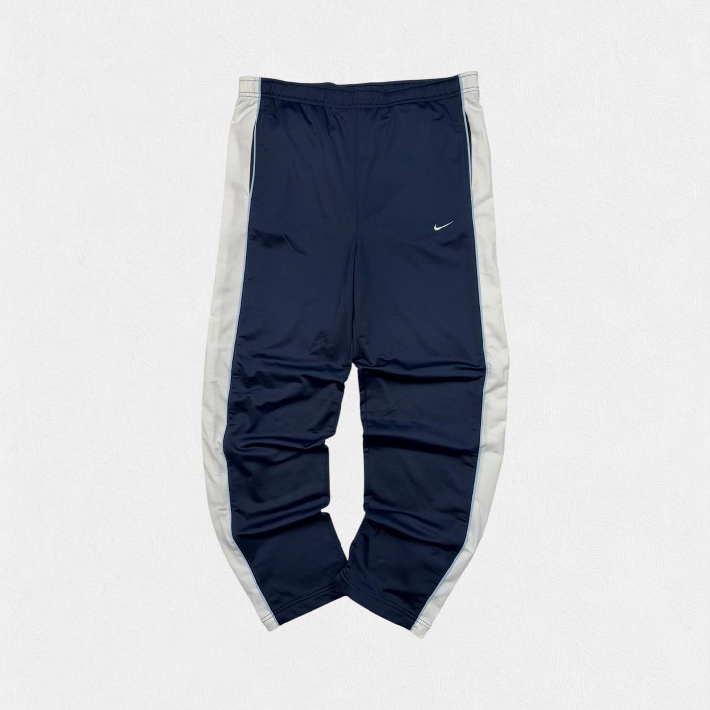 Vintage Nike side stripe baggy track pants (L)