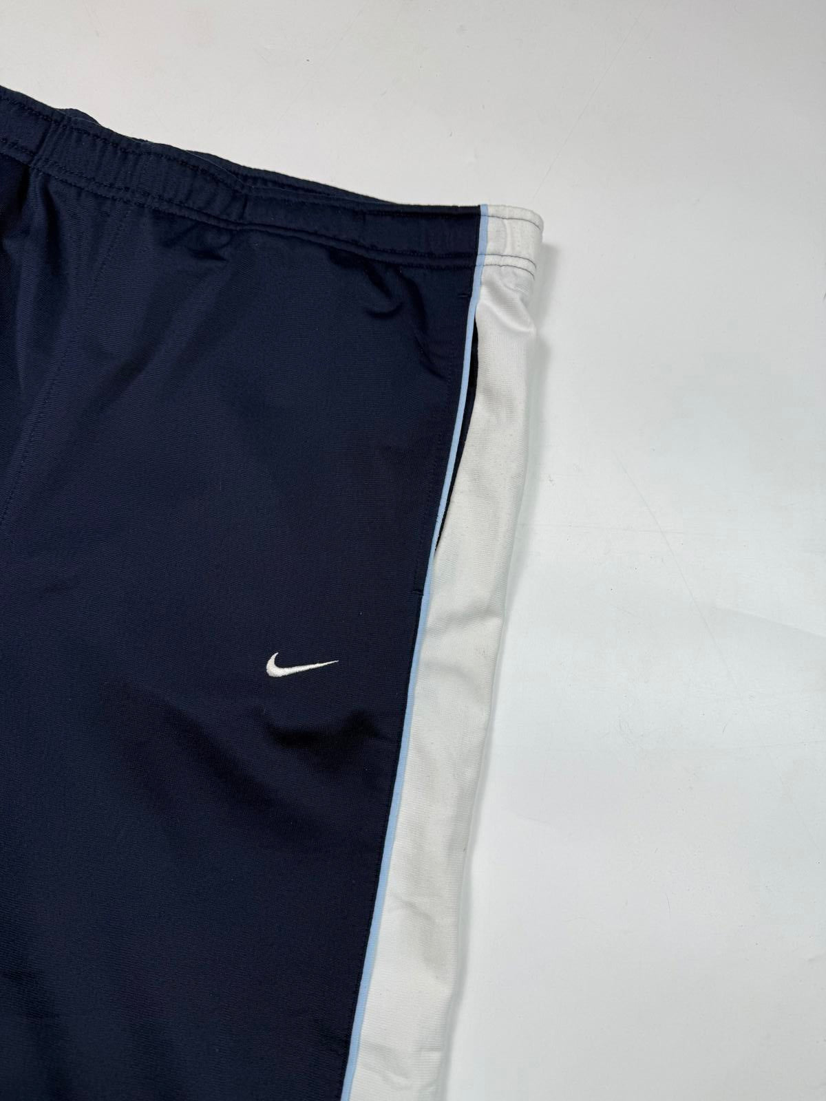Vintage Nike side stripe baggy track pants (L)