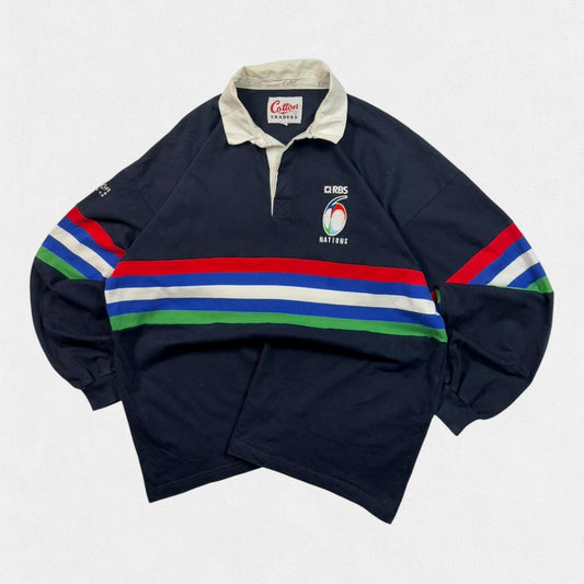 Vintage RBS 6 nations cotton traders rugby shirt (XXL)