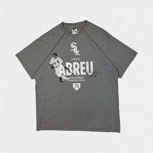 Chicago white Sox Jose Abreu graphic tee grey