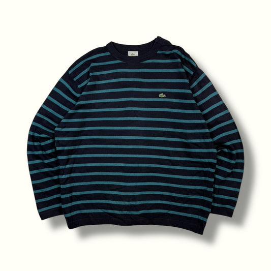 Lacoste striped knit sweater