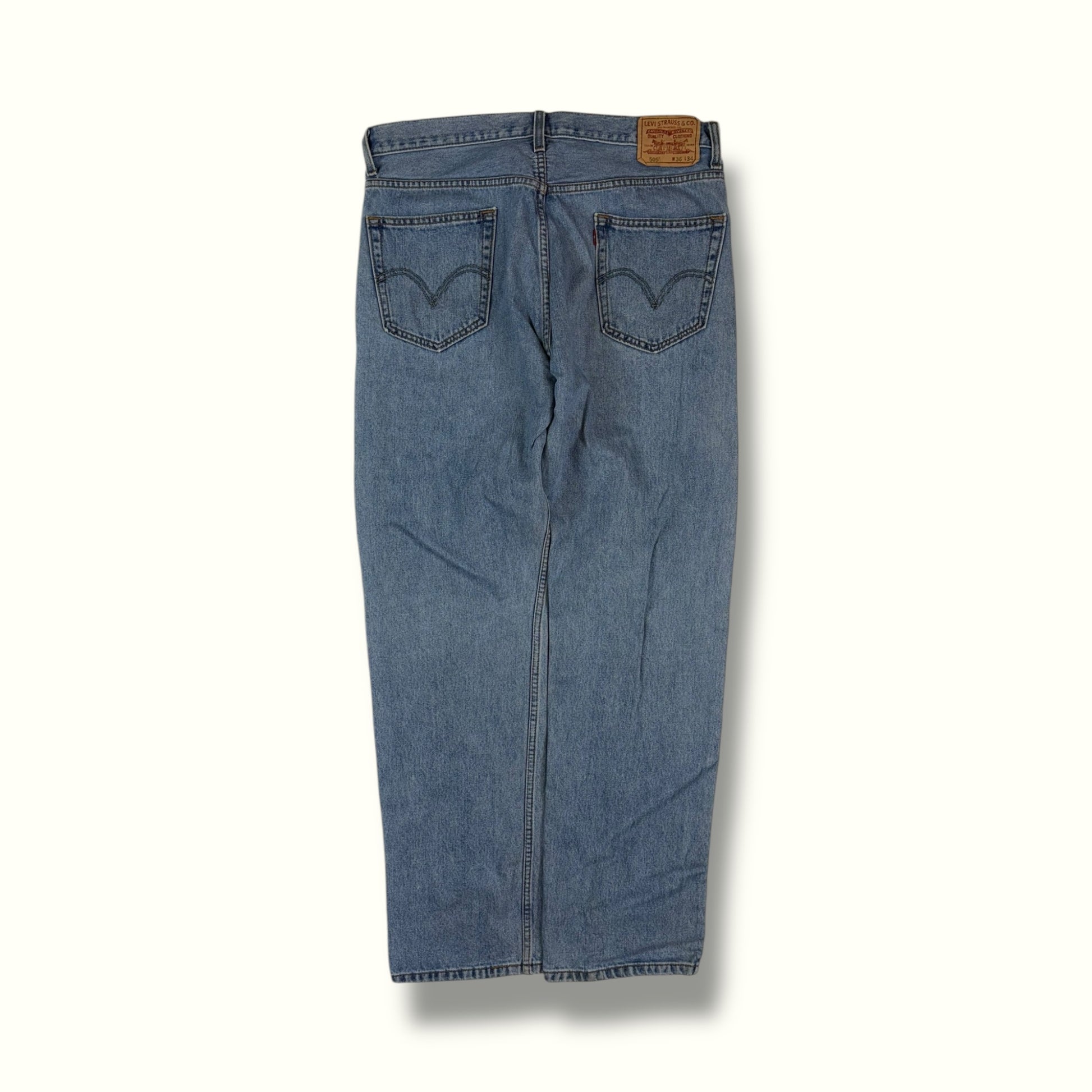Levis 505 jeans nice fit blue wash