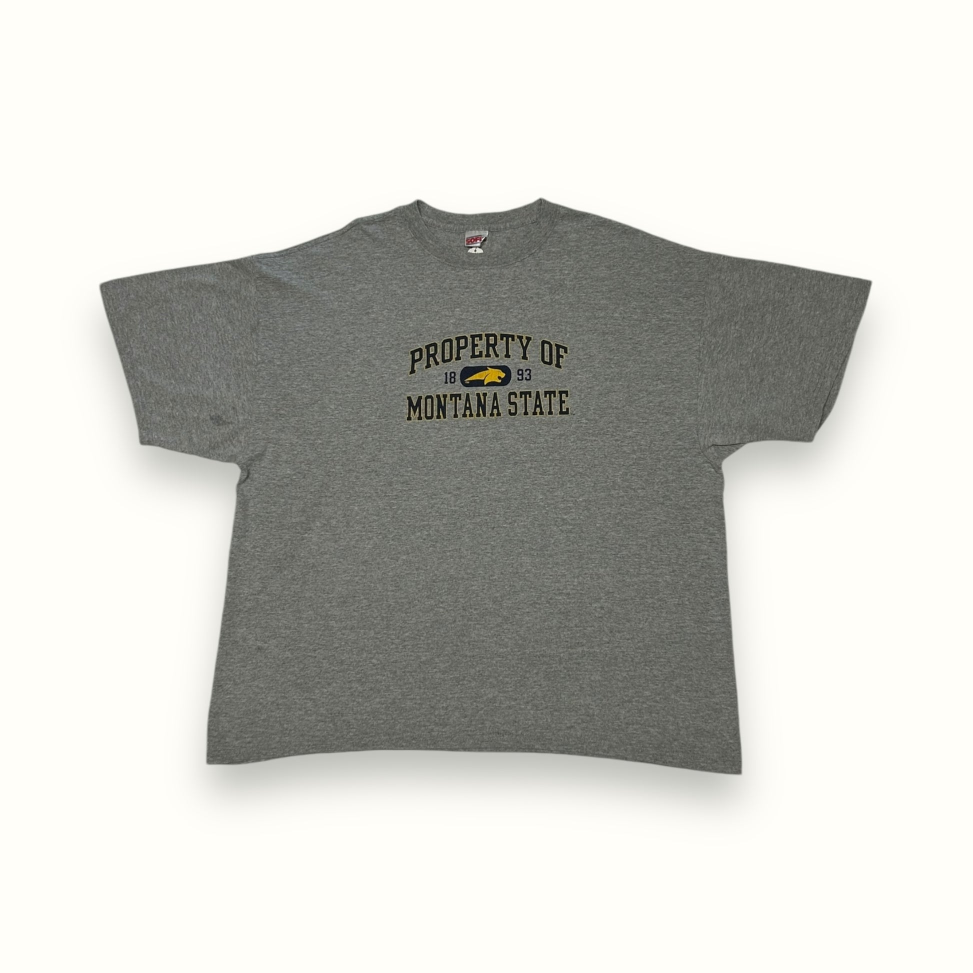 Vintage Montana state Soffe tee grey