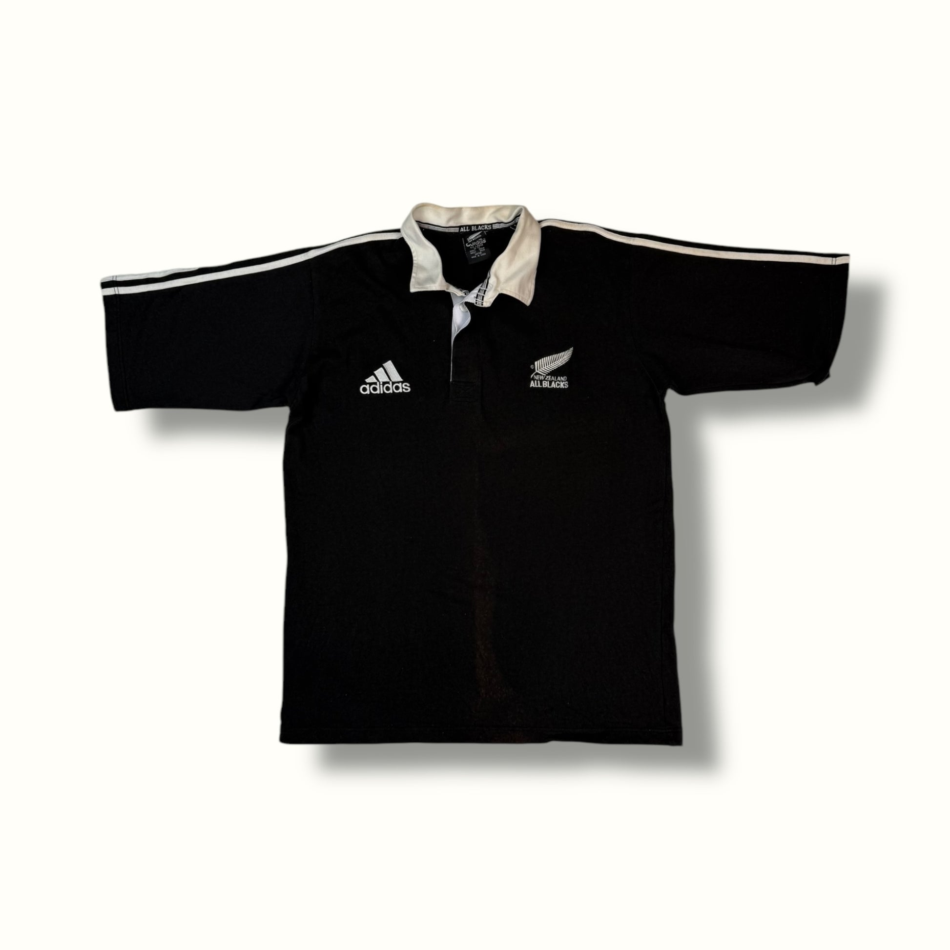 New Zealand all blacks short sleeve 1999 2000 adidas rugby shirt