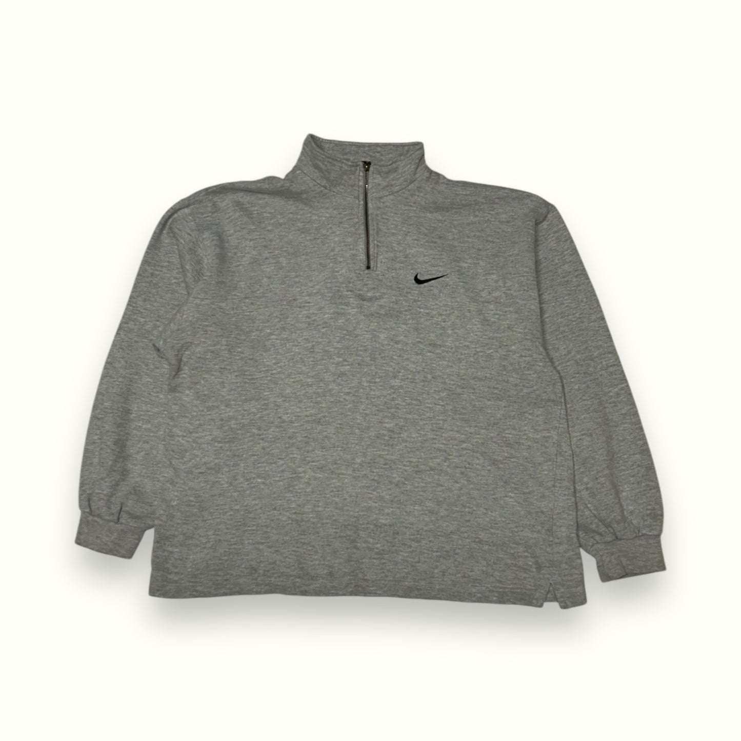 90s Nike quarter zip grey