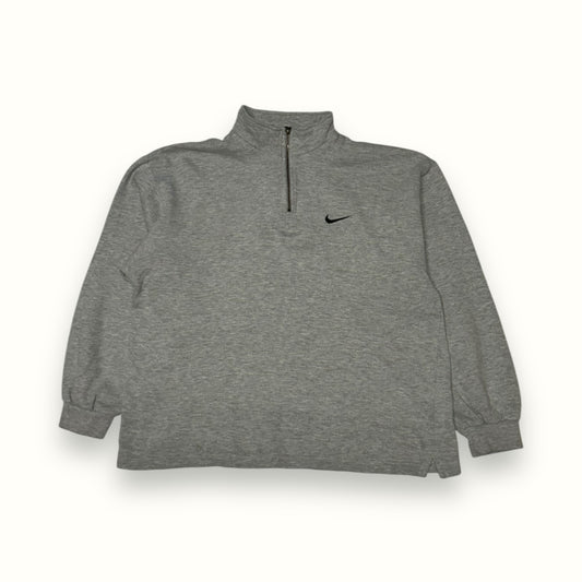 90s Nike quarter zip grey