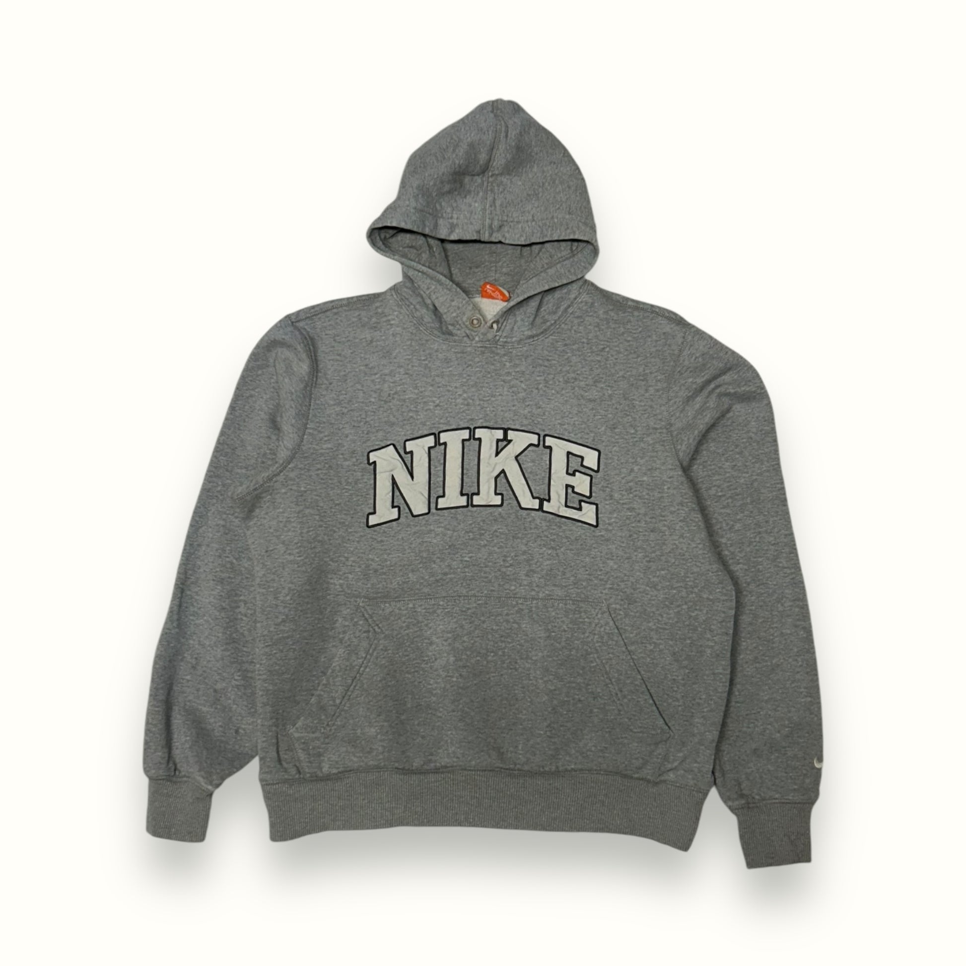Nike spell out hoodie athletic dept grey
