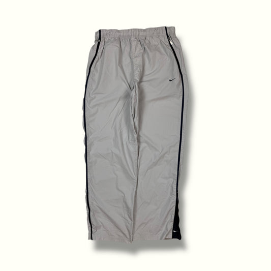 Nike mini swoosh baggy track pants grey