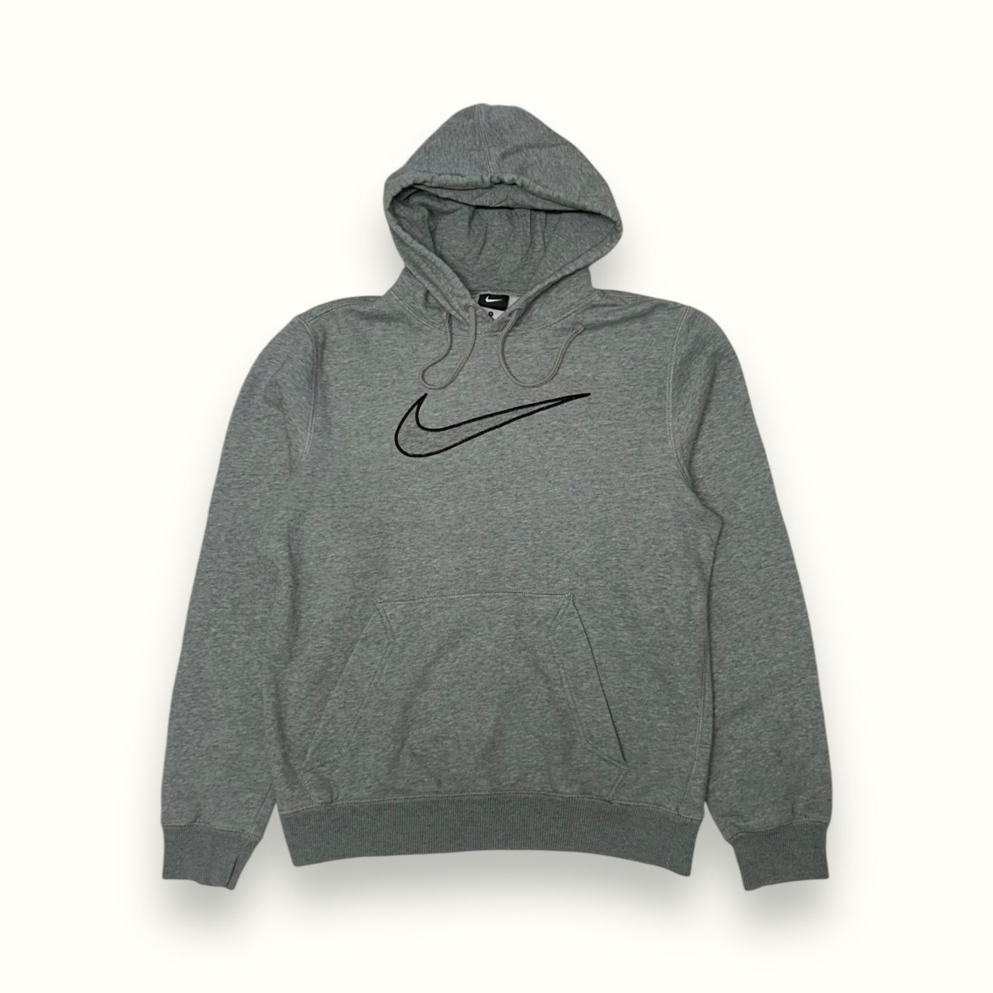Nike centre swoosh hoodie grey 