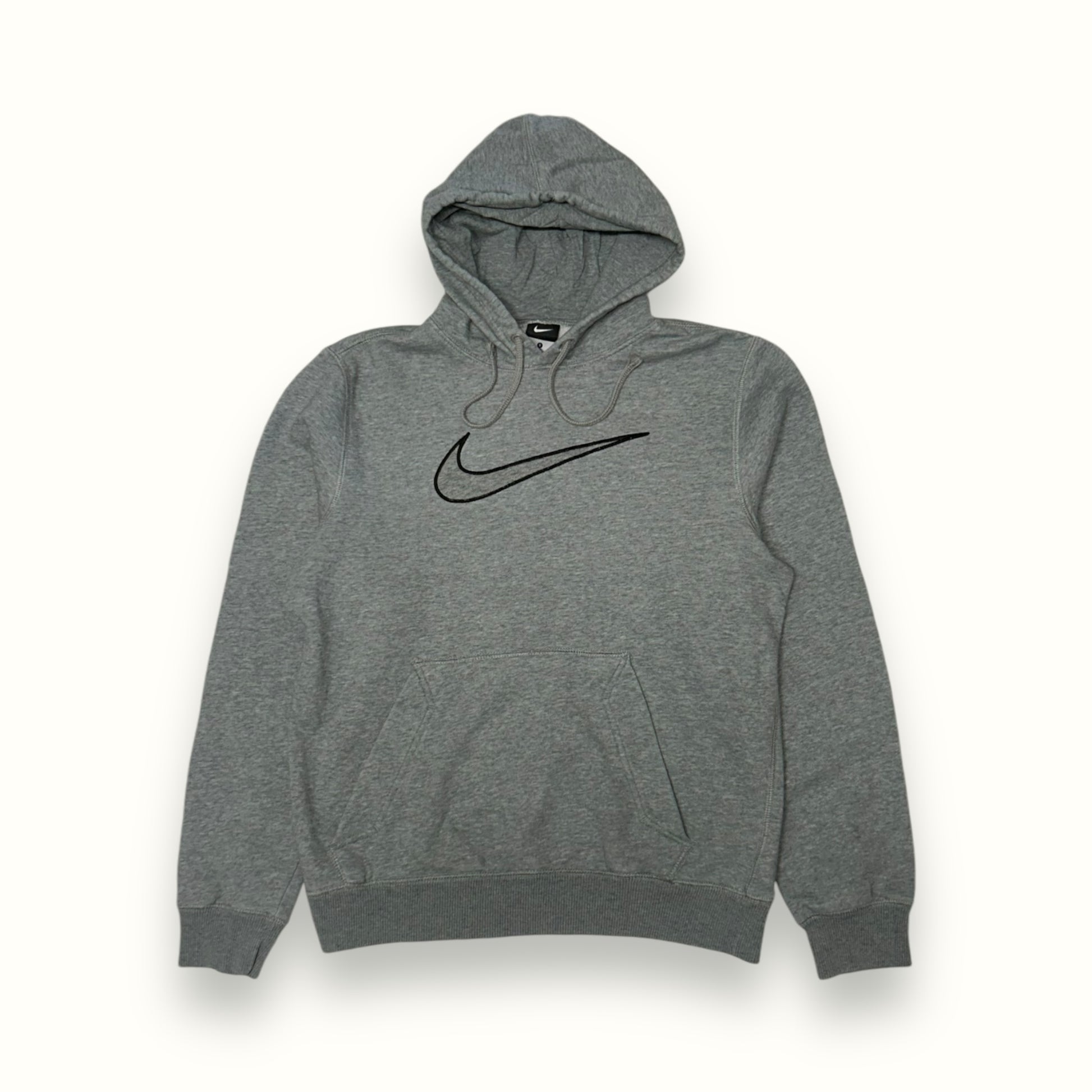 Nike centre swoosh hoodie grey 