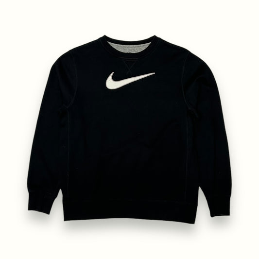 Nike centre swoosh sweatshirt black 