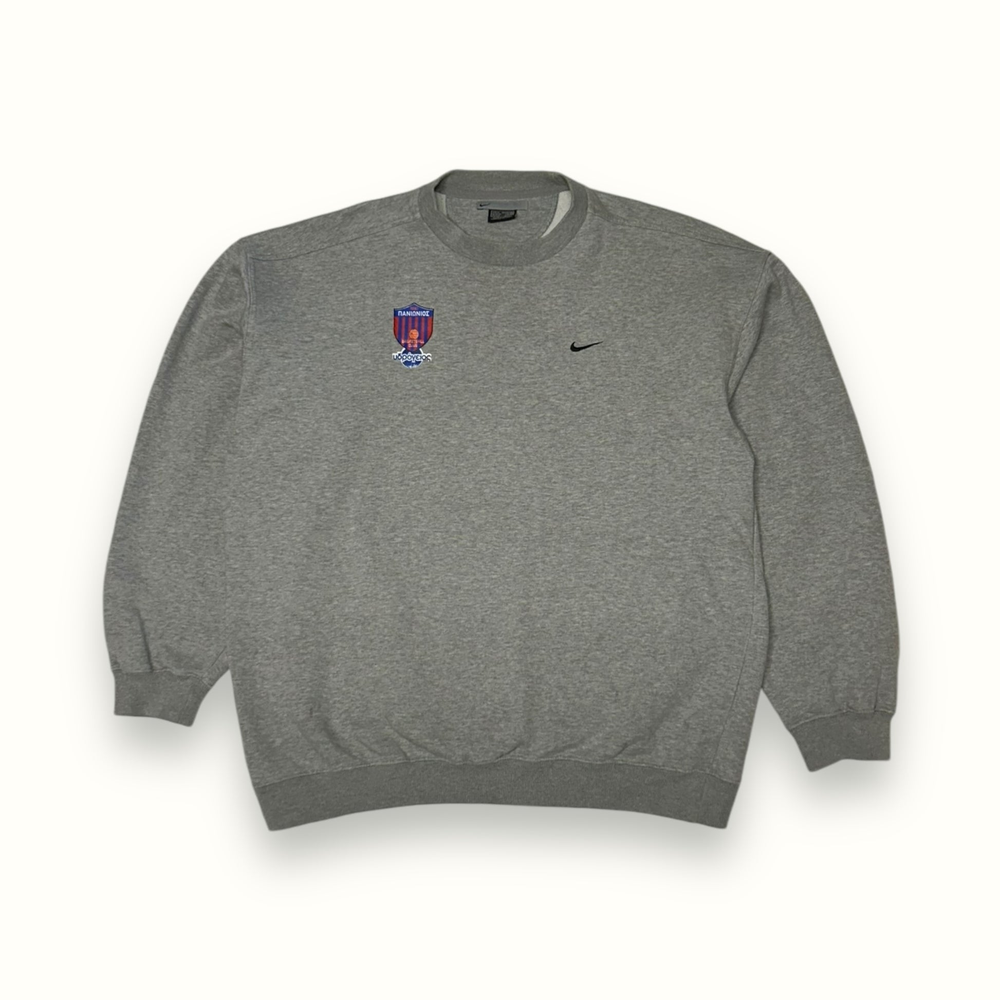 Nike mini swoosh basketball sweatshirt grey