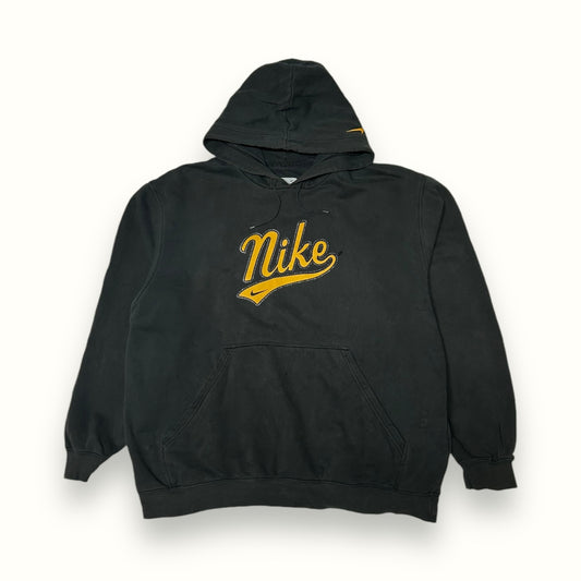 Vintage Nike spell out hoodie black