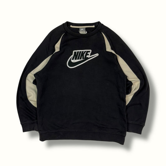 Nike spell out sweatshirt black