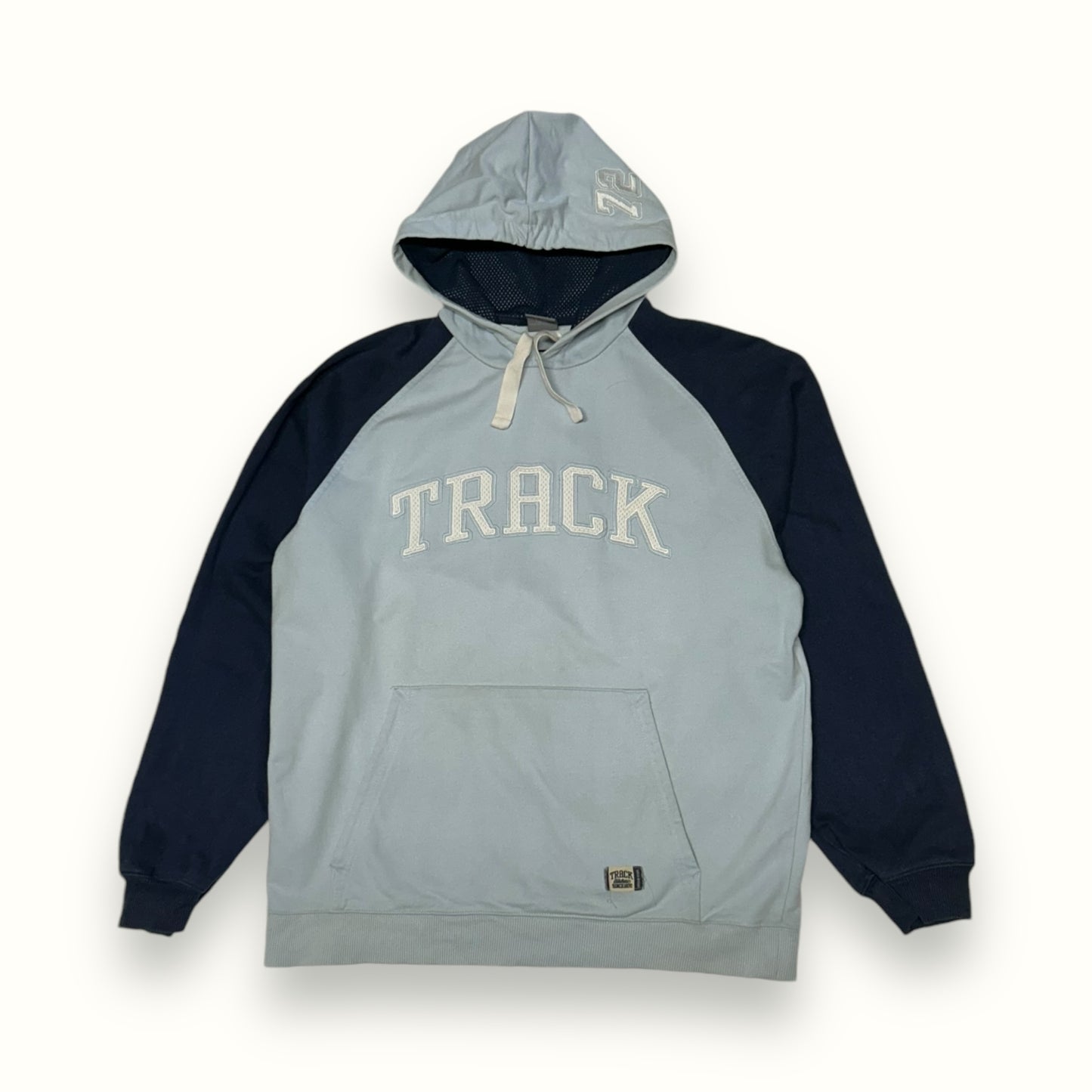 Vintage Nike track & field hoodie blue