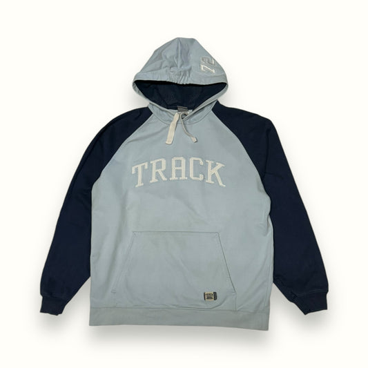 Vintage Nike track & field hoodie blue