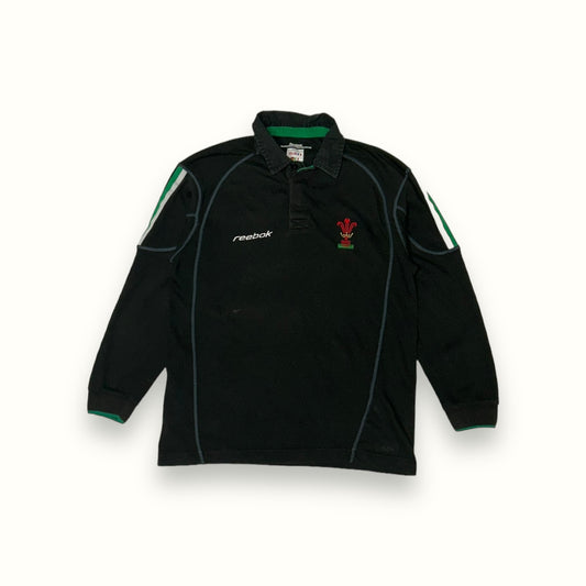Vintage Wales 2002-04 reebok rugby shirt (S)