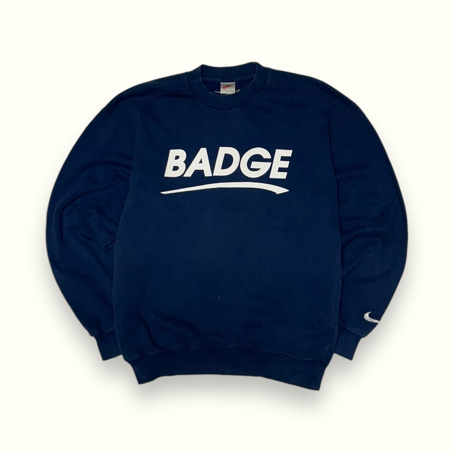 Vintage 90s Nike badge spell out sweatshirt (S)