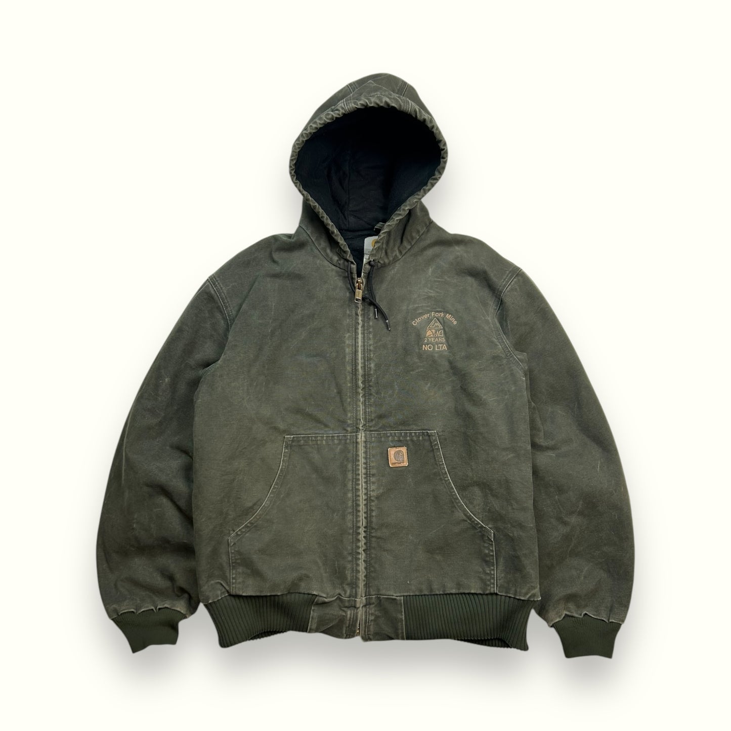 Vintage Carhartt hooded active jacket (L)