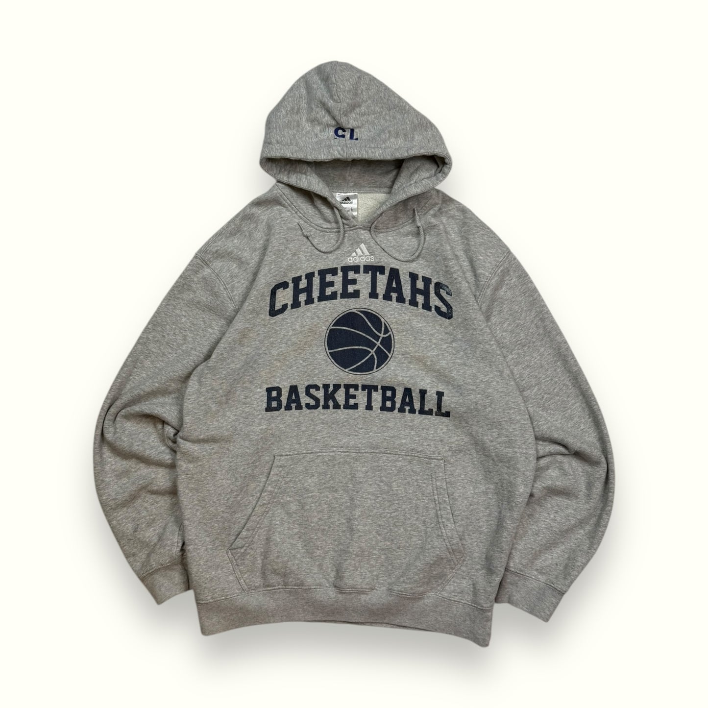 Vintage Adidas Cheetahs basketball centre logo hoodie (M)