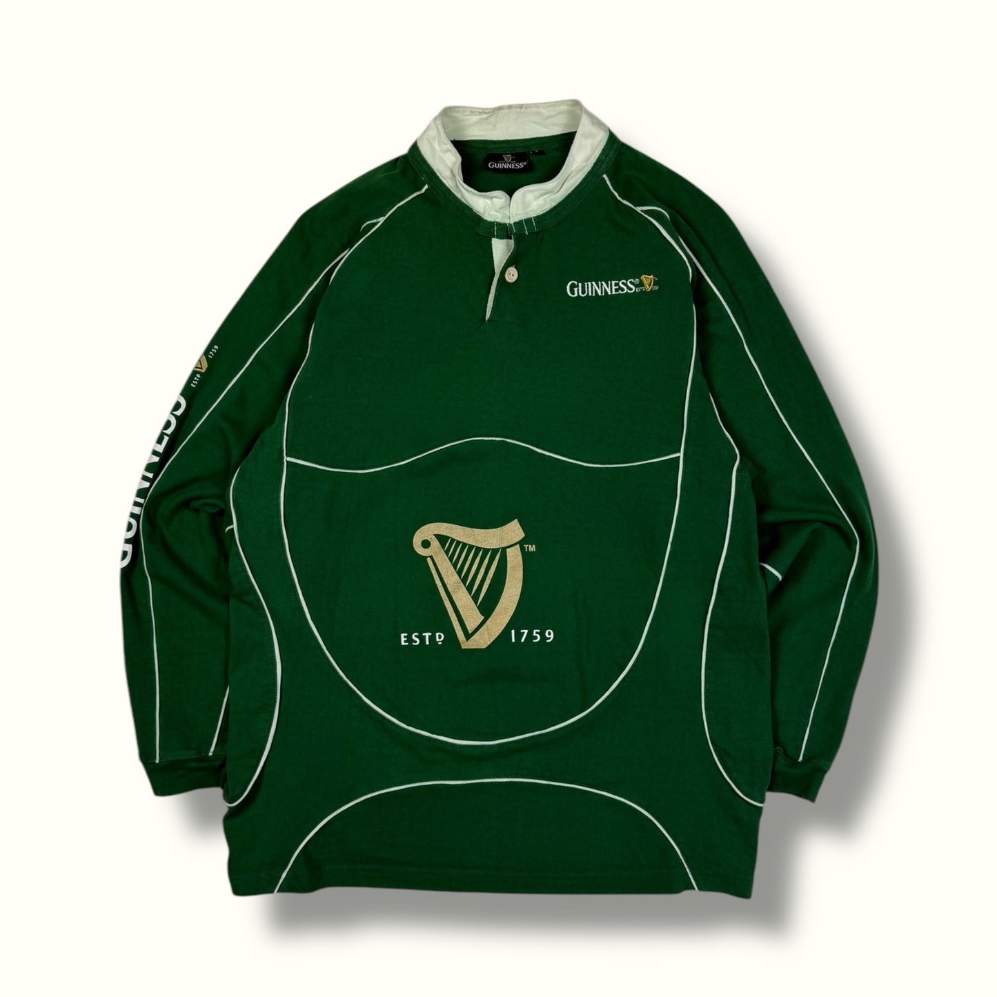 Vintage Guinness rugby shirt (L)