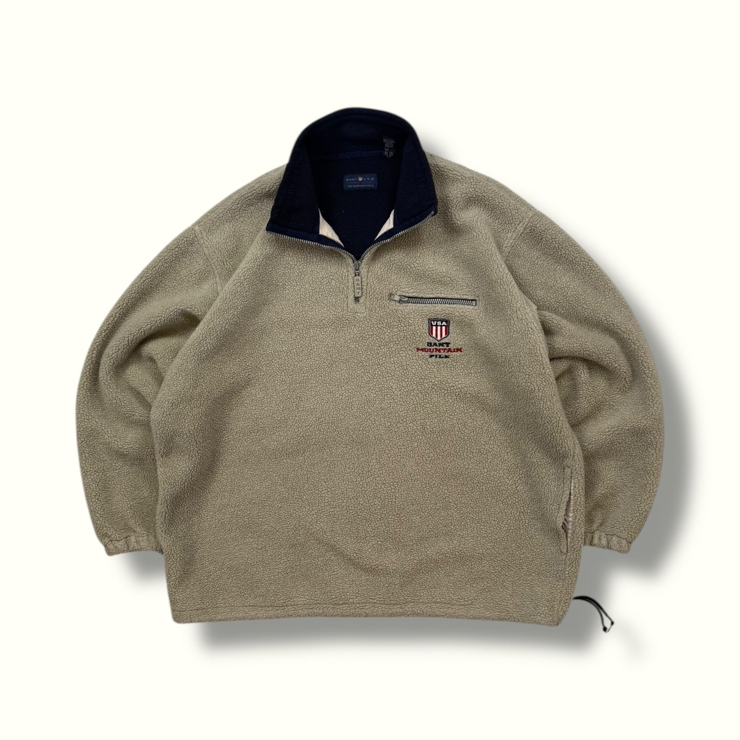 Vintage Gant The Rugger deep pile fleece (XL)