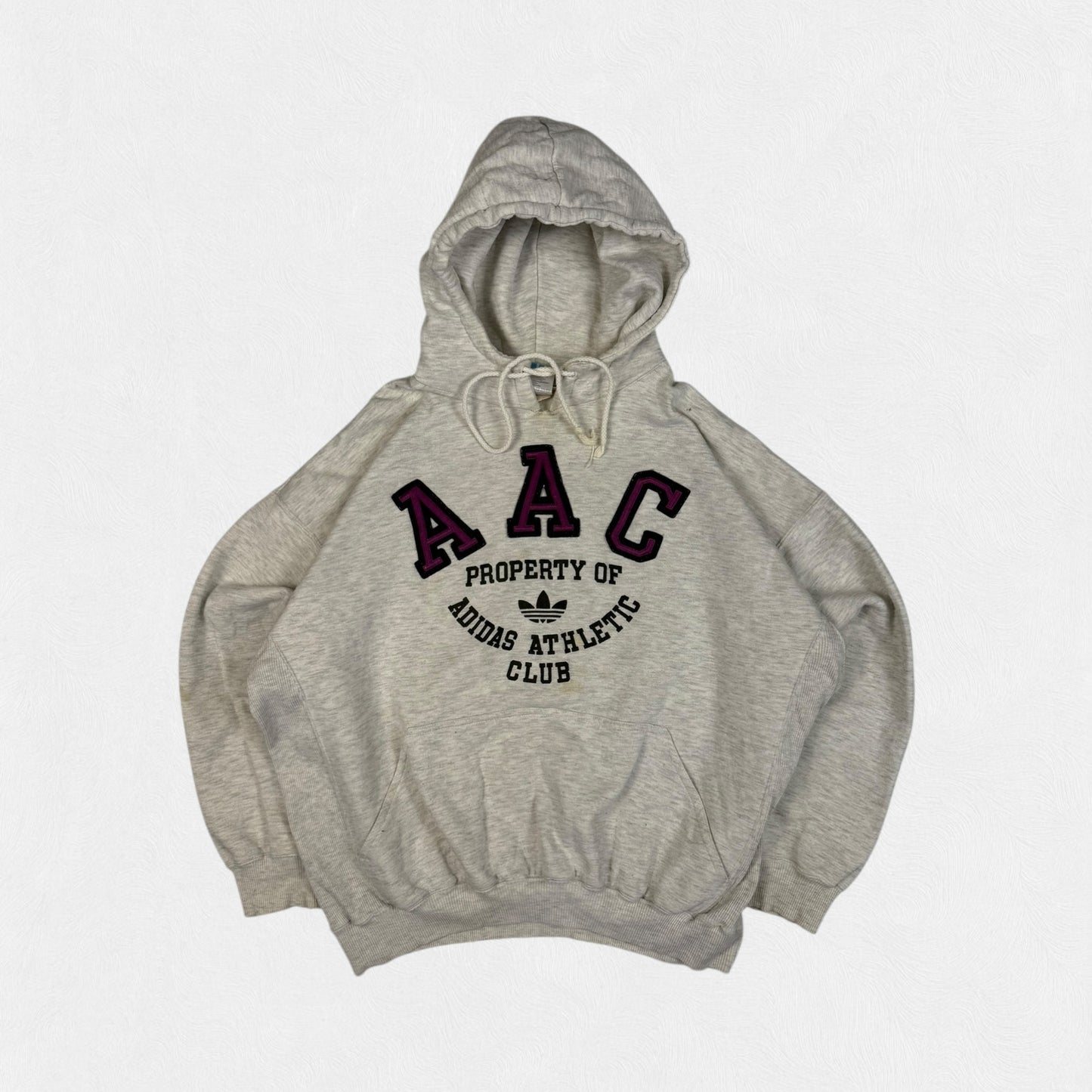 Vintage 90s Adidas athletic club AAC hoodie (M)
