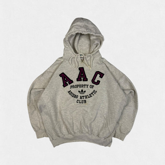 Vintage 90s Adidas athletic club AAC hoodie (M)