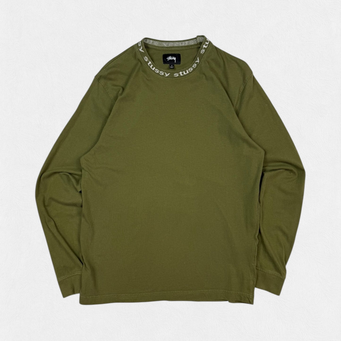 Stussy long sleeve owen tee (S)