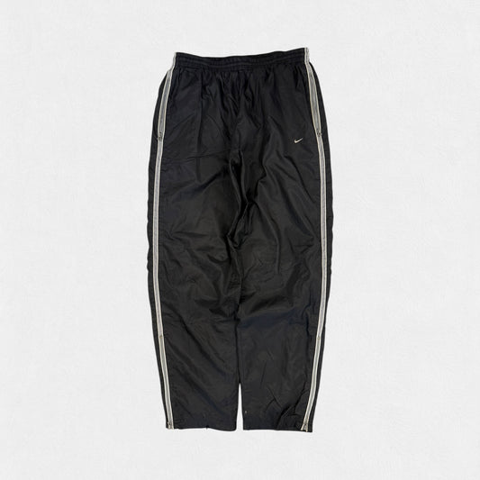 Vintage Nike side stripe baggy track pants (L)