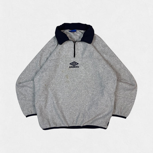 Vintage 90s Umbro quarter zip fleece (XL)