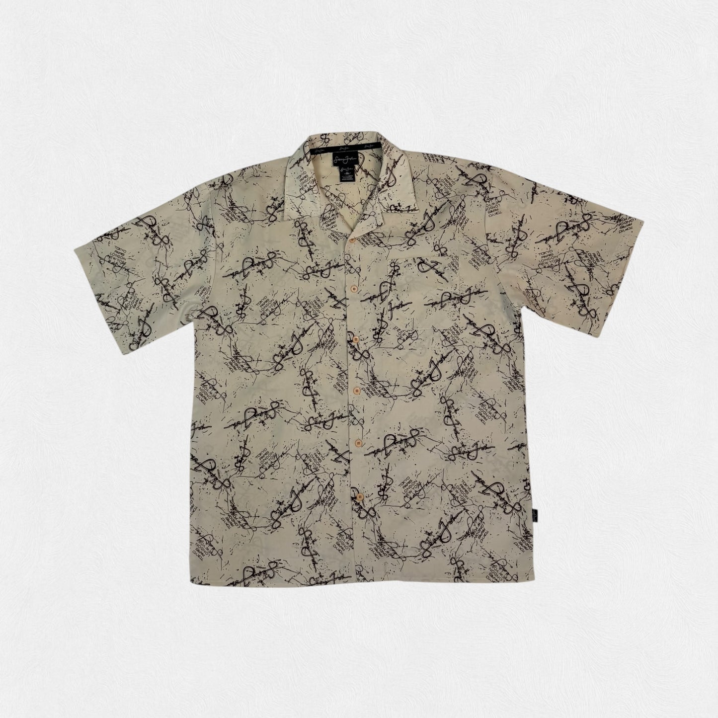Vintage Sean John all over print shirt (XL)