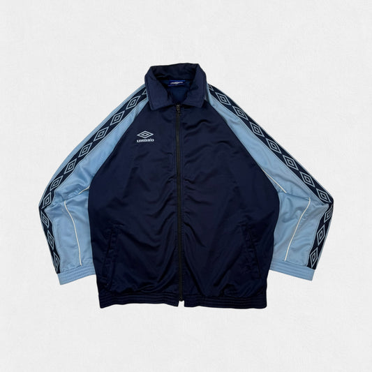 Vintage 90s Umbro side stripe track jacket (XL)