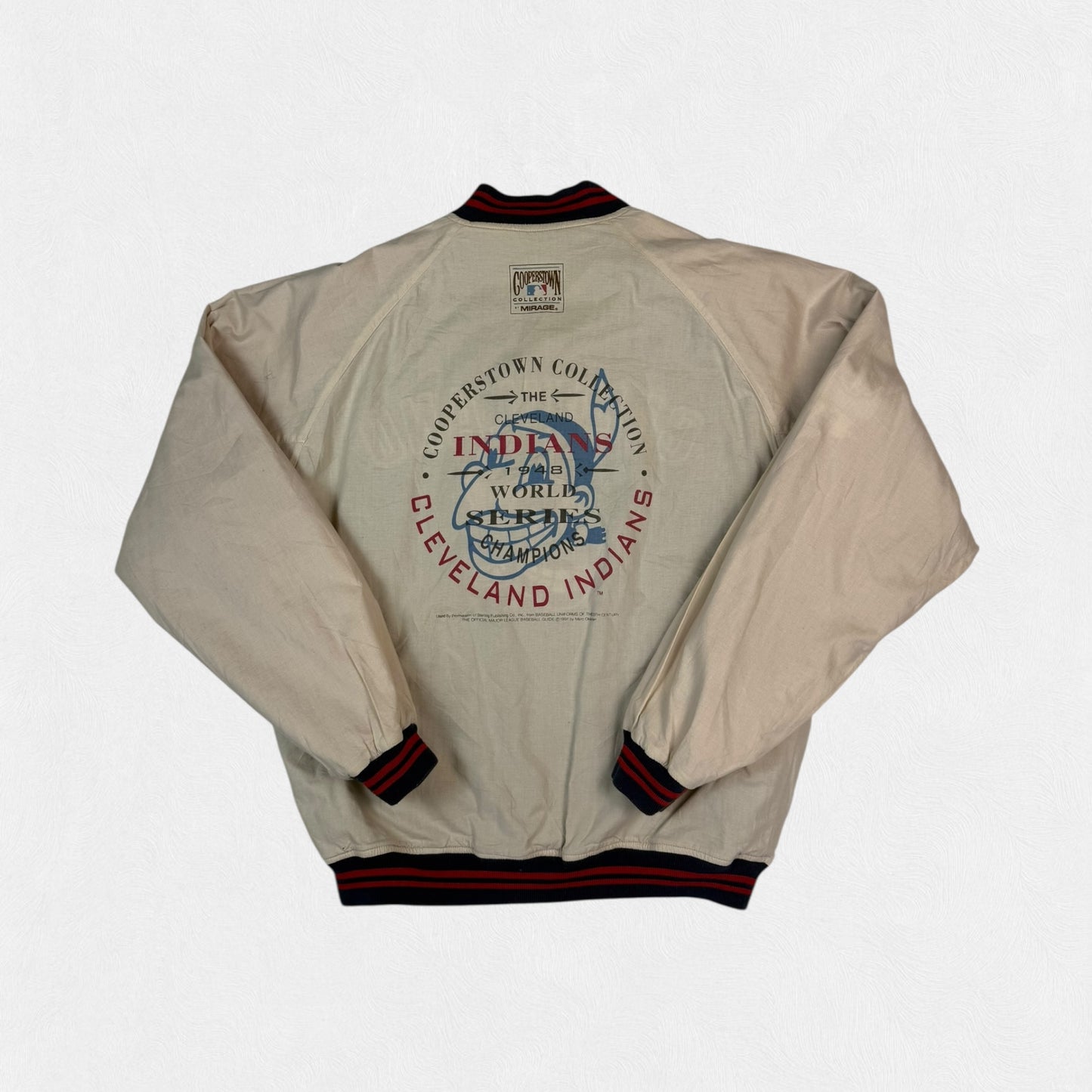 Vintage 90s Mirage Cleveland Indians reversible jacket (XL)