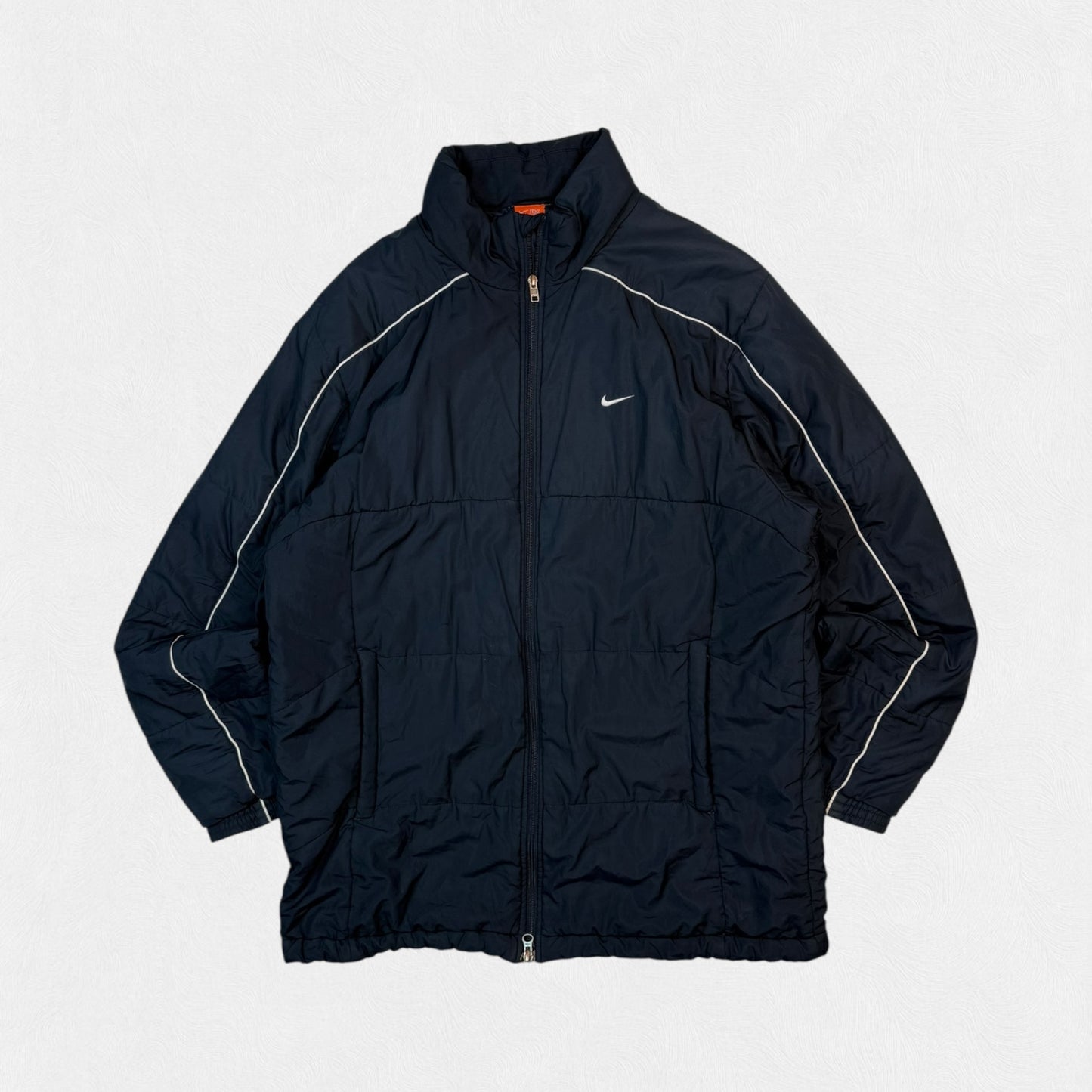 Vintage Nike athletic dept puffer jacket (XL)