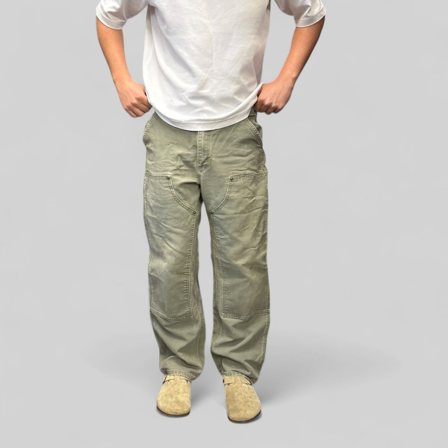 Vintage Carhartt baggy double knee carpenter pants (W34)