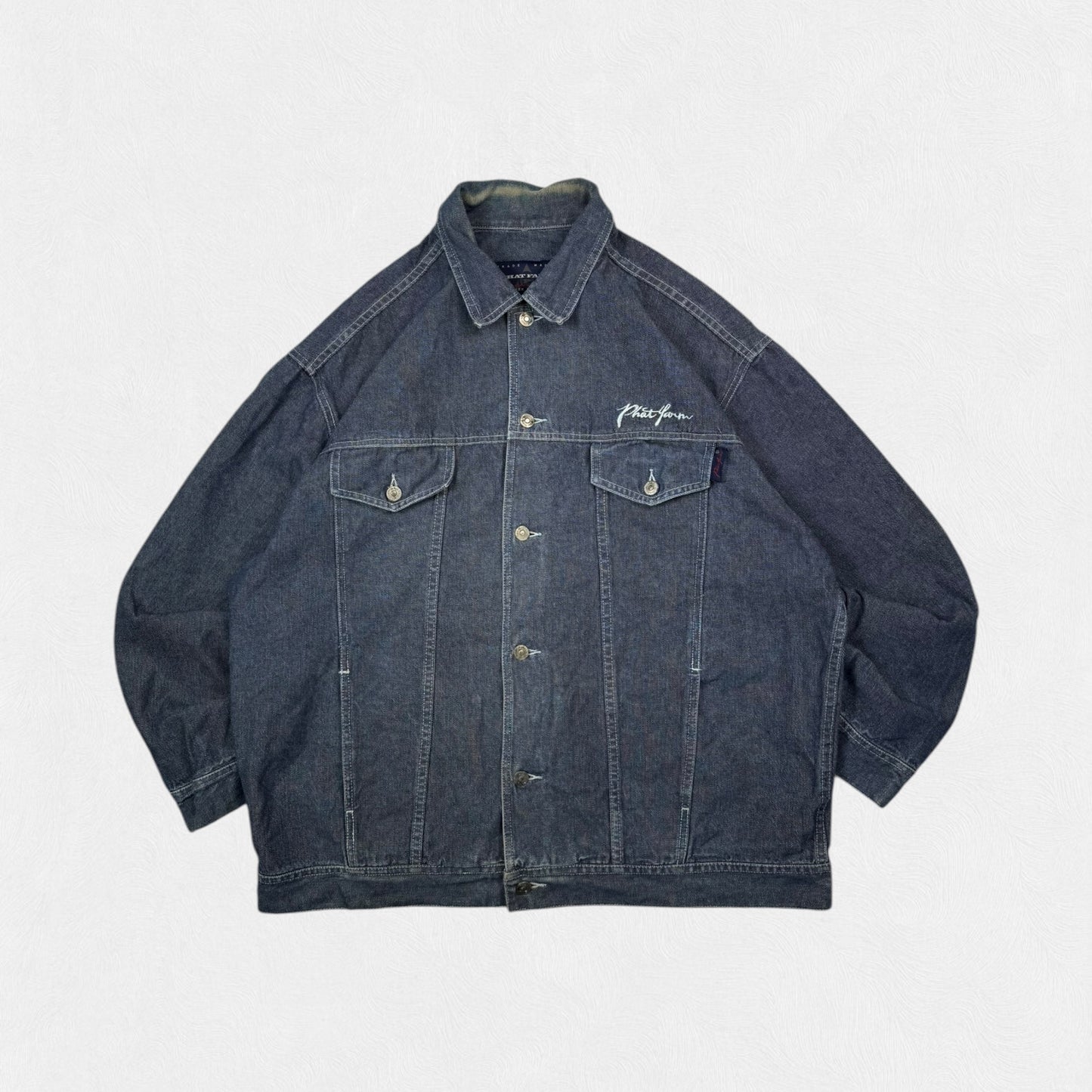 Vintage Y2K Phat Farm denim jacket (XXL)