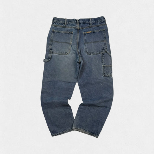 Baggy fit fleece lined carpenter jeans (W34)