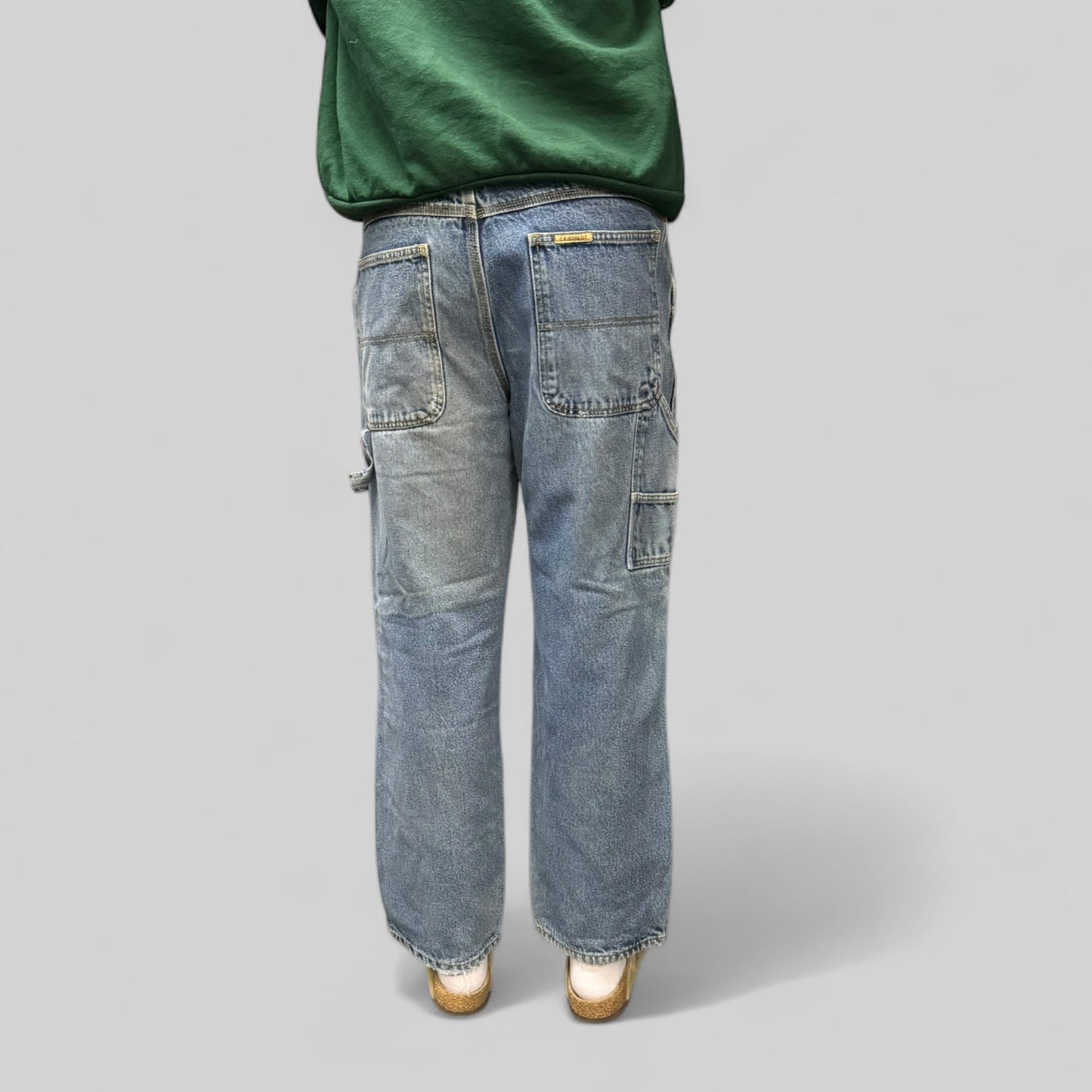 Baggy fit fleece lined carpenter jeans (W34)