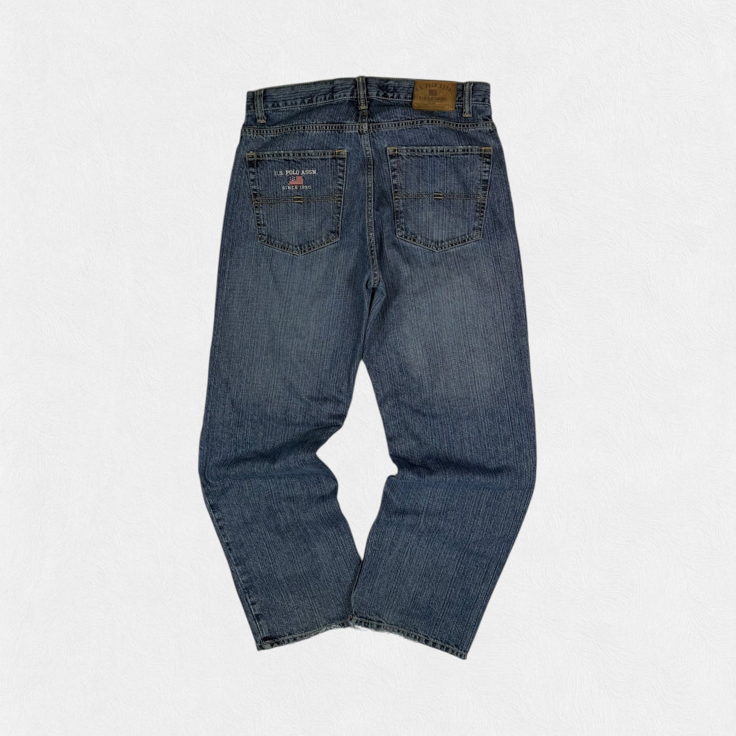 Vintage US polo ASSN baggy jeans (W32)