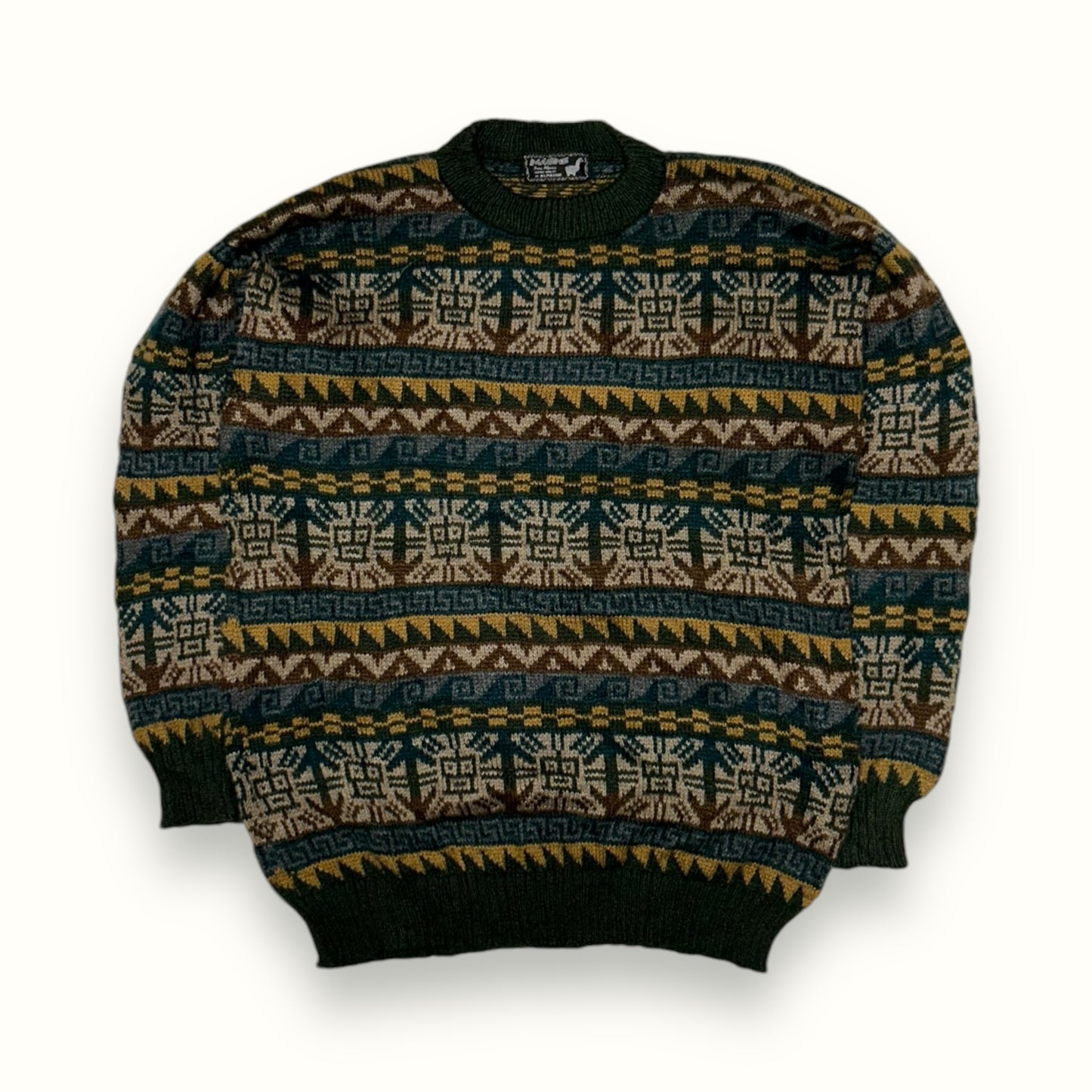 Vintage grandad knit sweater (L)