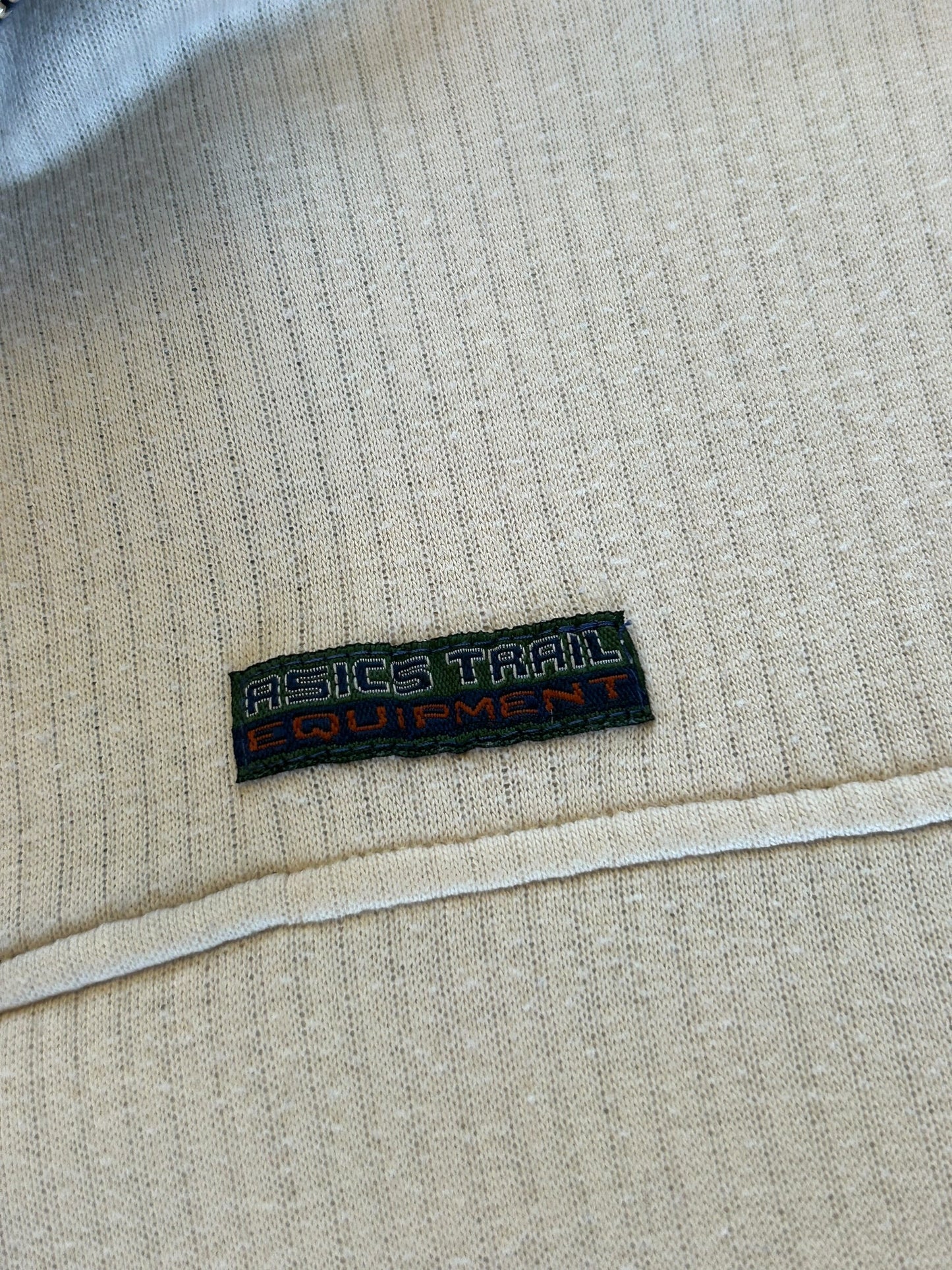 Vintage 90s Asics trail equipment quarter zip sweatshirt (L)