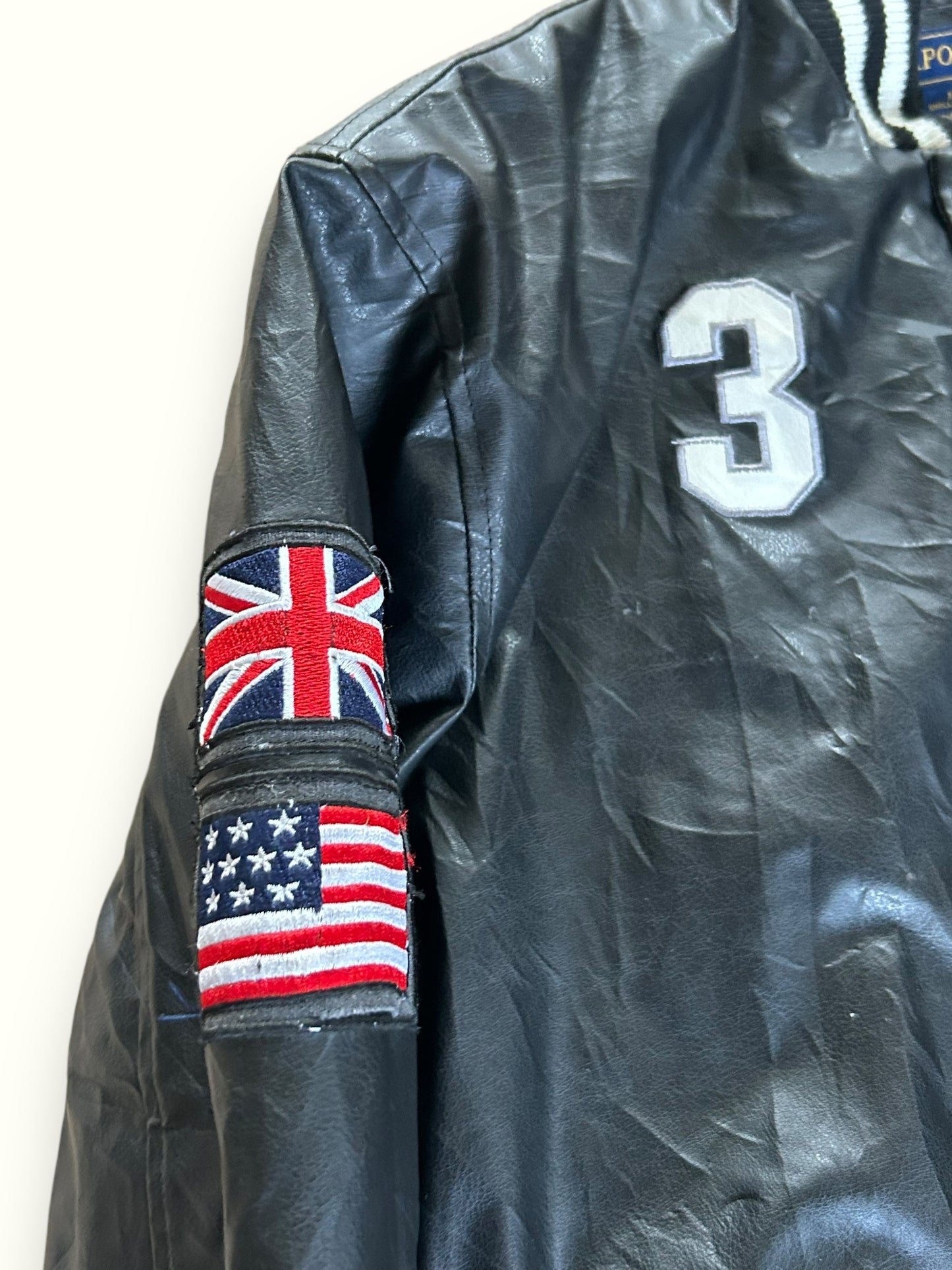 Polo ASSN leather jacket (XL)