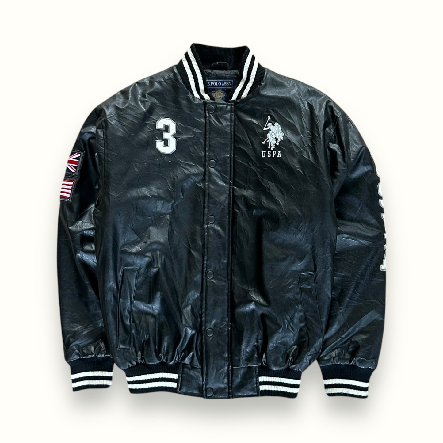 Polo ASSN leather jacket (XL)