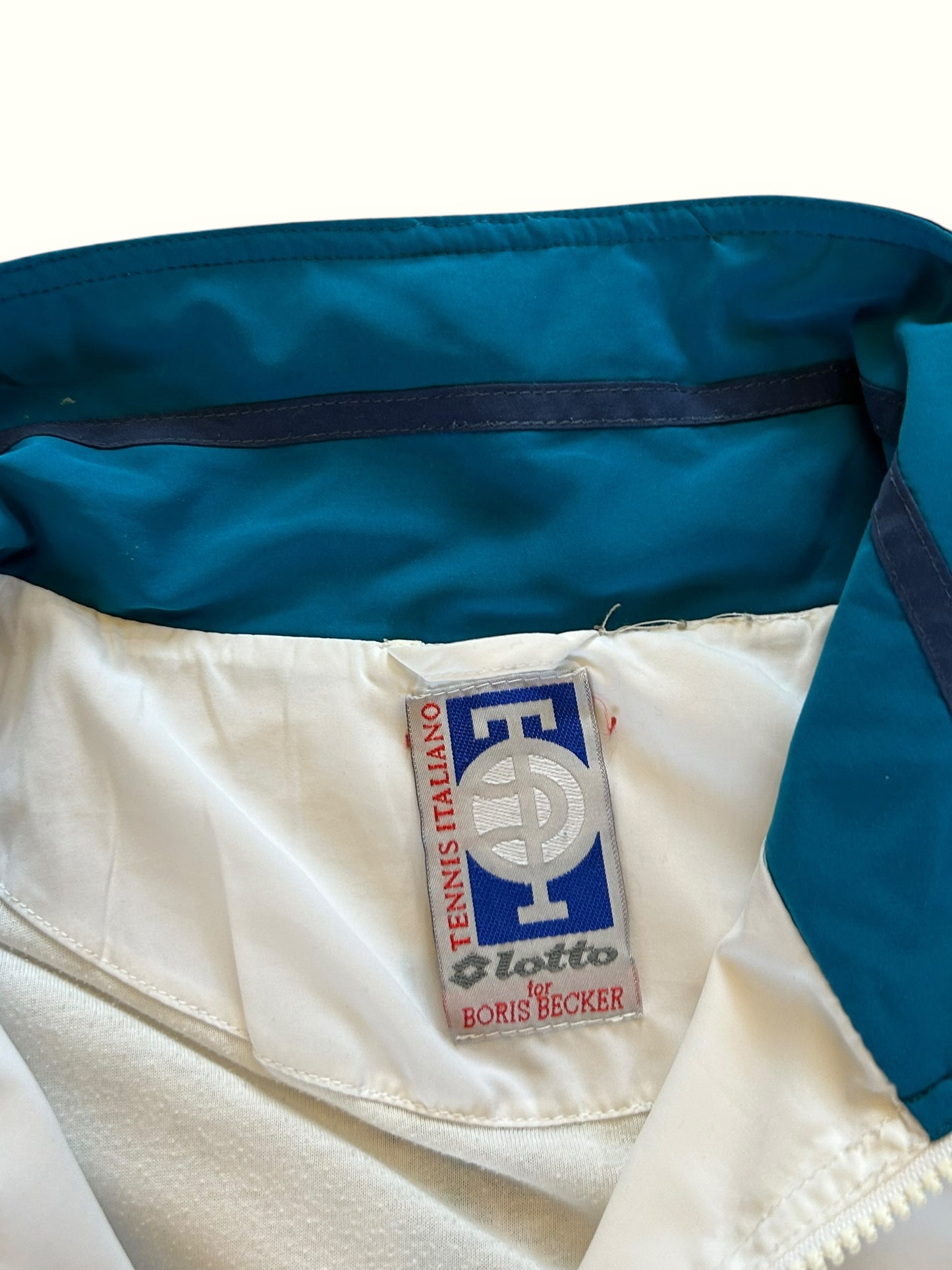 Vintage 90s Lotto Boris Becker tennis track jacket (XL)