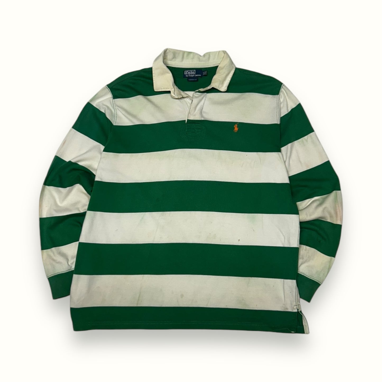 Vintage Ralph Lauren striped rugby polo (XXL)