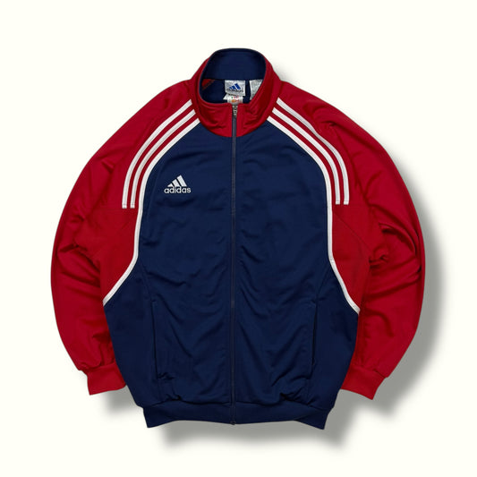 Vintage Adidas colour block track jacket (L)