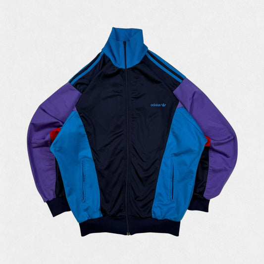 Vintage 90s Adidas originals colour block track top (M)