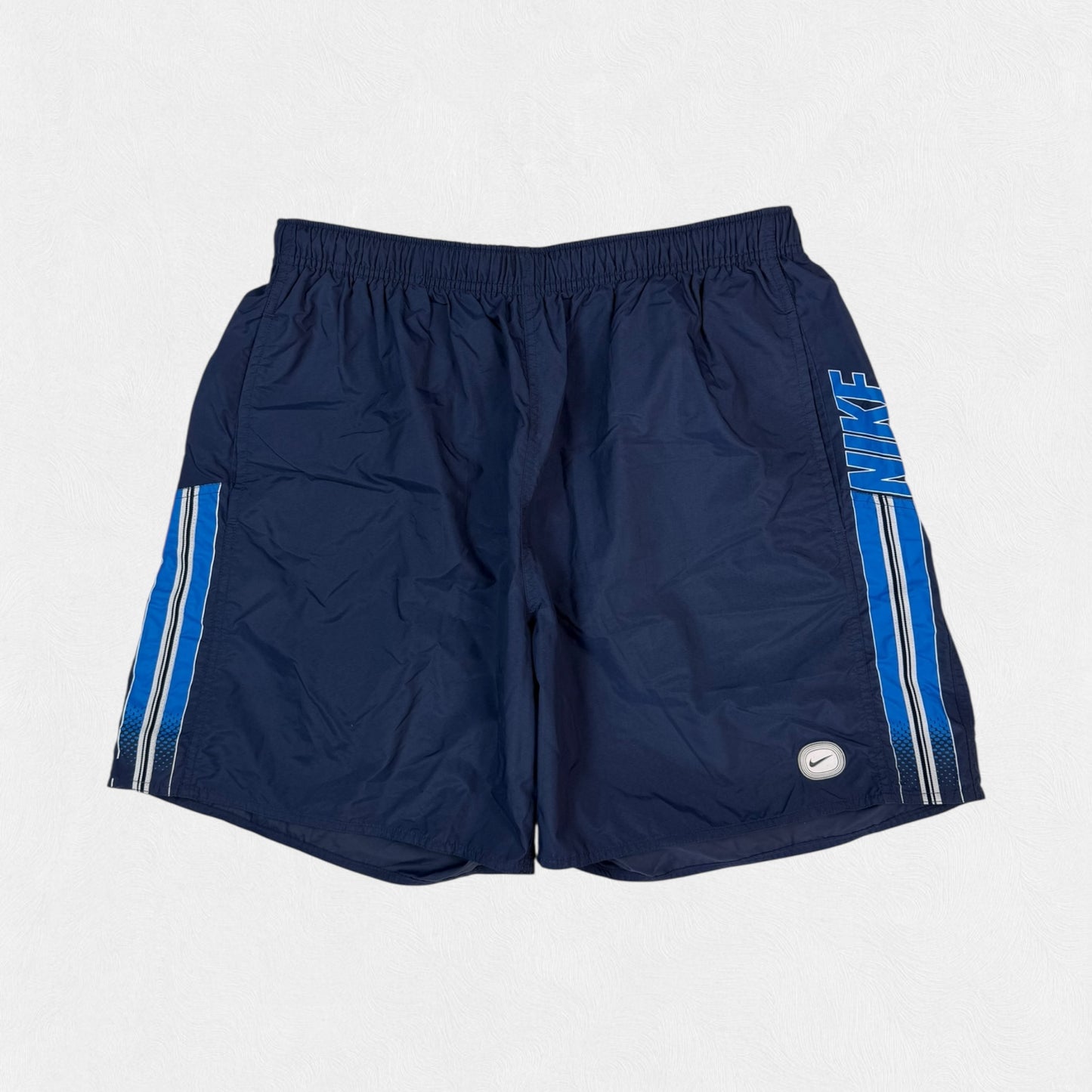Vintage Nike spell out sport shorts (L)