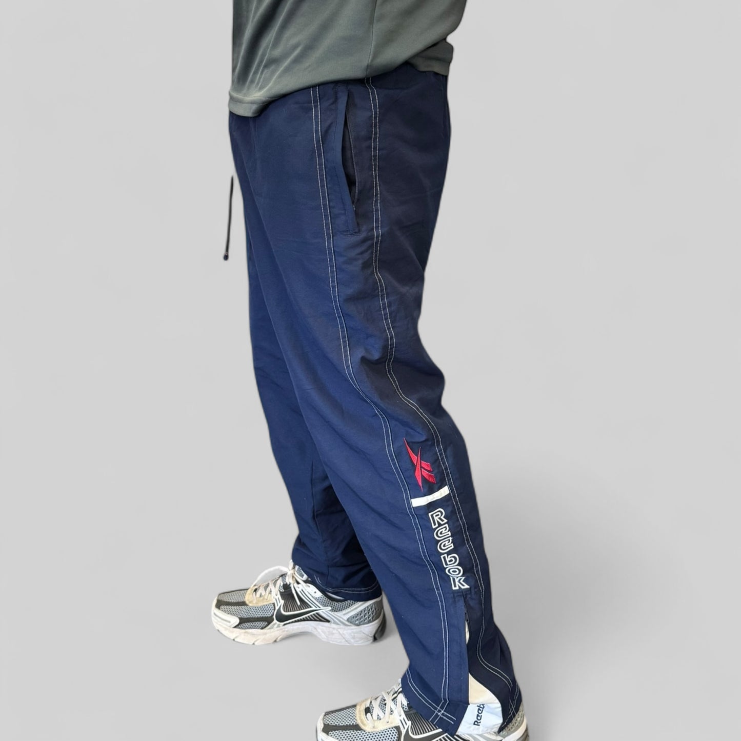 Vintage Reebok spell out track pants (S)